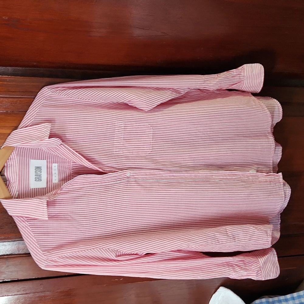 Grayson voille button down